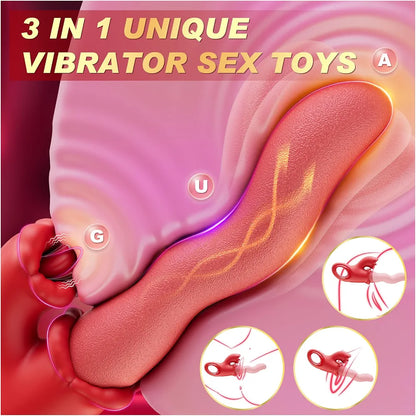 Rabbit G-Spot Vibrator with Licking and Thrusting Modes