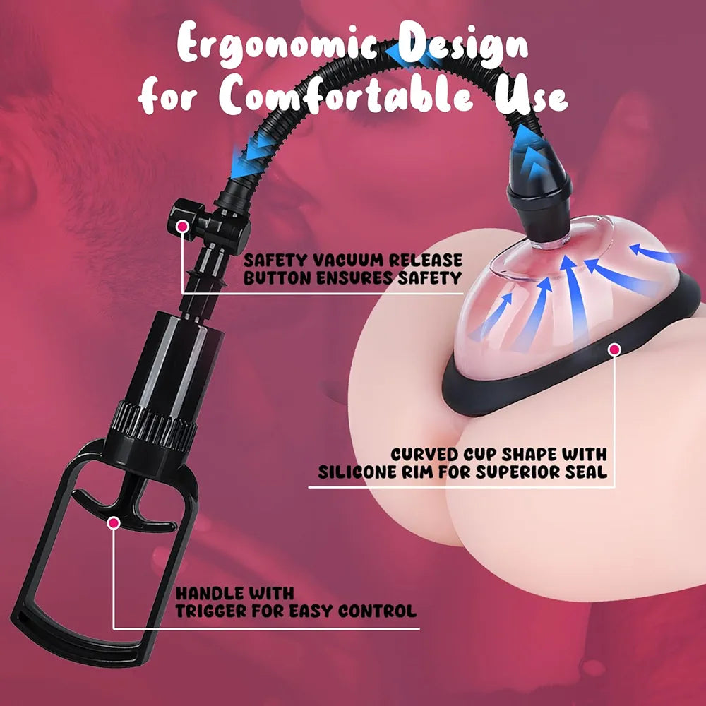 Manual Clitoral Suction Pump for Enhanced Sensitivity and Sexual Stimulation