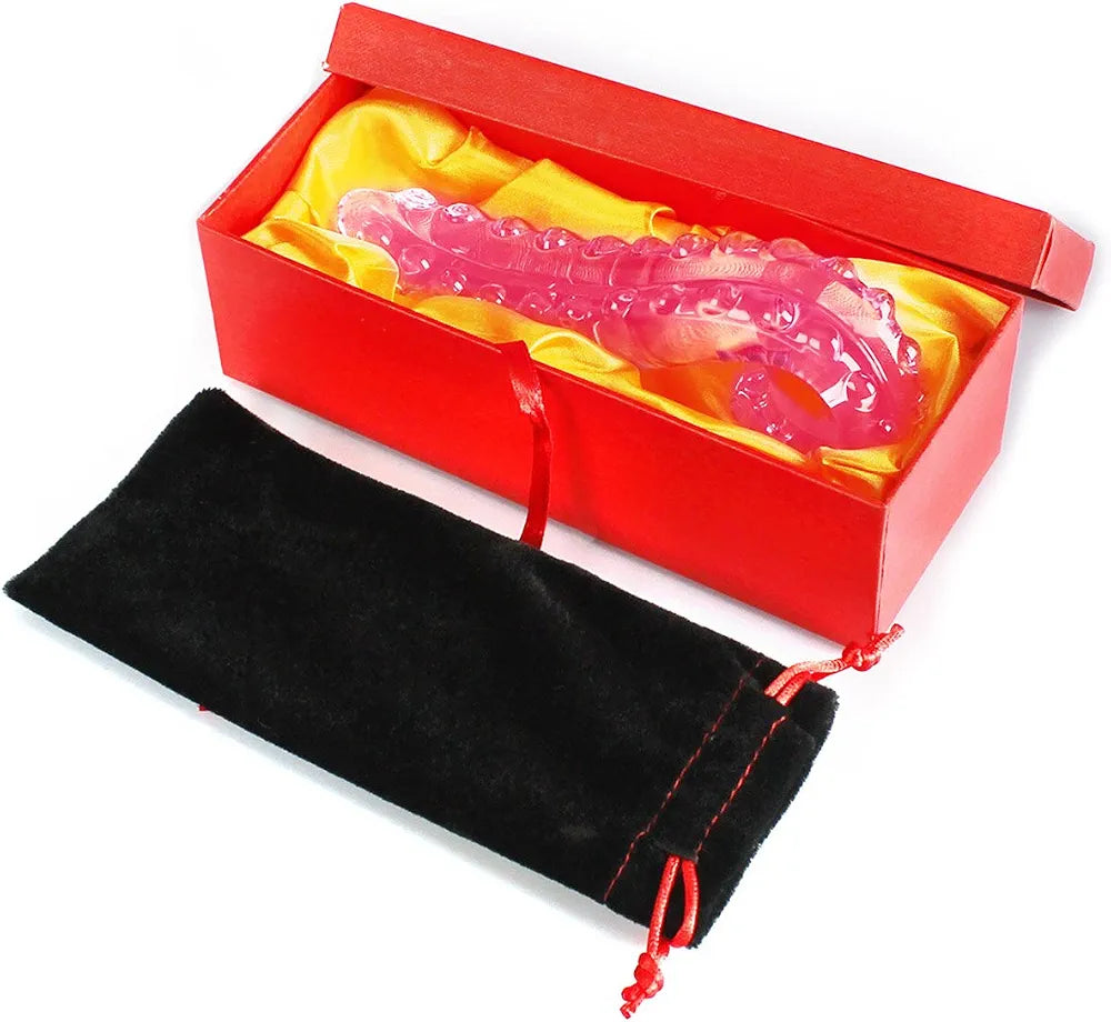 Premium Handcrafted Borosilicate Crystal Glass Pleasure Wand Massager