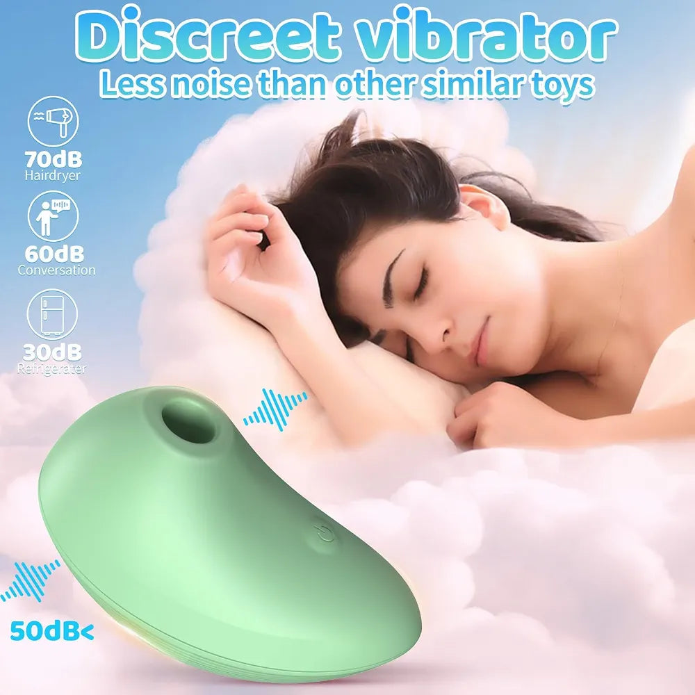 9-Mode Rechargeable Clitoral and G-Spot Vibrator with Suction Technology for Women