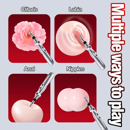 9-Level Adjustable Electric Stimulation Wand for Couples