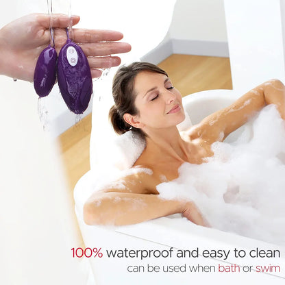 Premium Waterproof Remote-Controlled Silicone Love Egg with 13 Vibration Modes