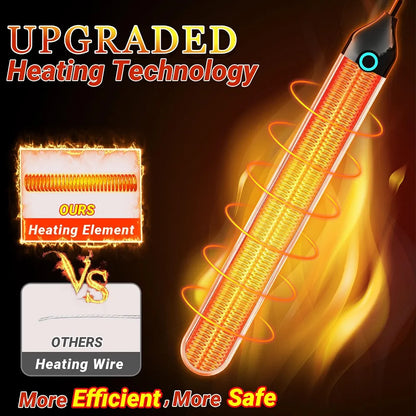 USB-Powered Intelligent Heating Rod for Masturbators and Sex Dolls with Auto-Temperature Control