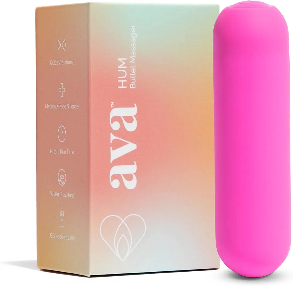 Ava Mini Bullet Clitoral and G-Spot Vibrator - Discreet Personal Massager for Women
