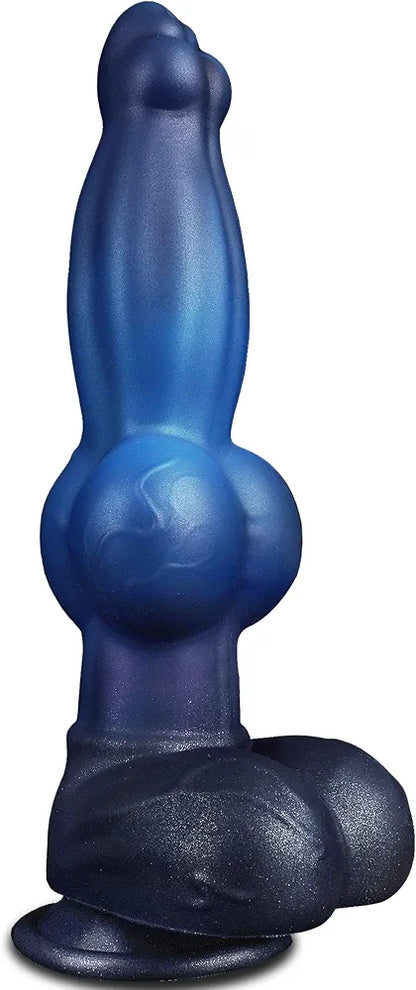 9.6" Monster Fantasy Knot Dildo with Suction Cup - Realistic Dragon, Horse, and Wolf Hybrid Design