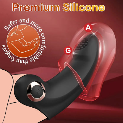 Yivans Rechargeable Silicone Mini Vibrator for Targeted G-Spot and Clitoral Stimulation