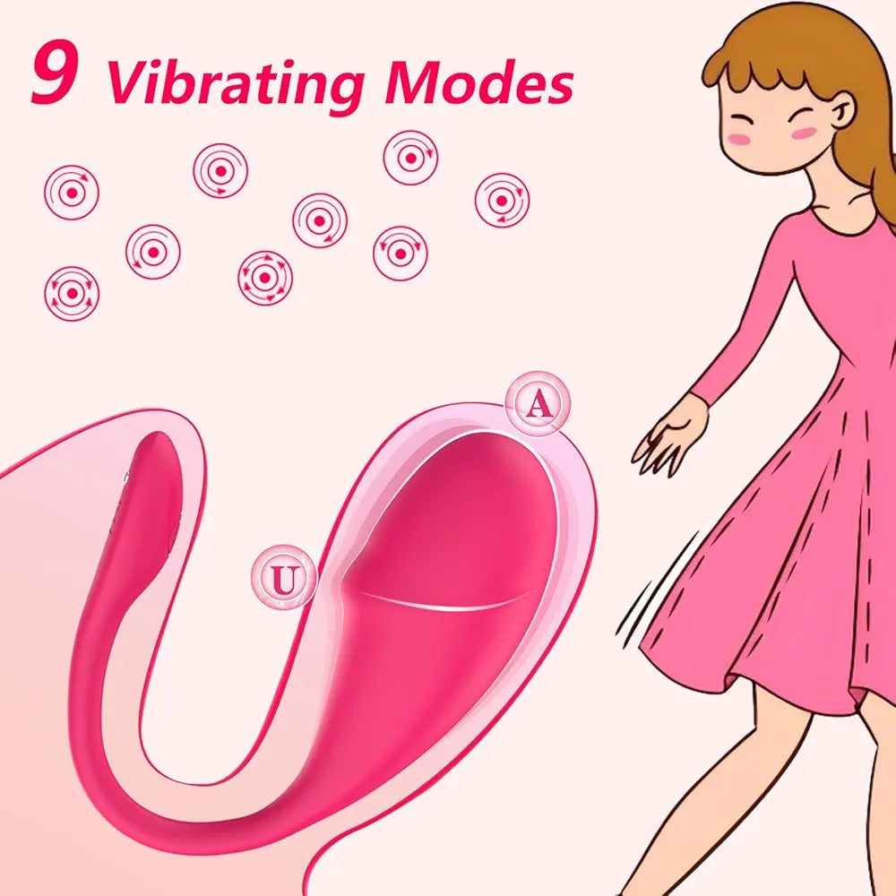 Discreet App-Controlled Wearable Panty Vibrator for Women