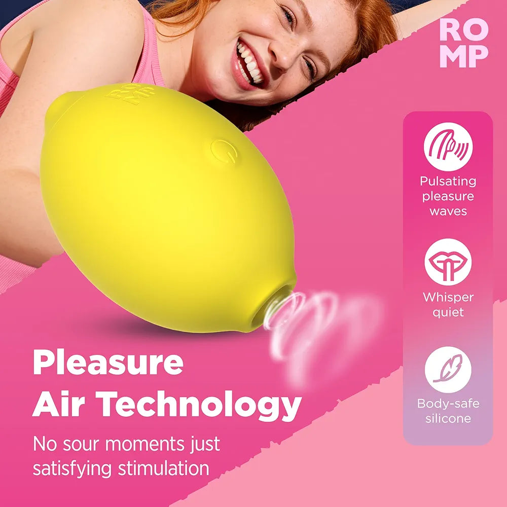 ROMP Lemon Clitoral Suction Massager - 10-Mode Discreet Pleasure Toy