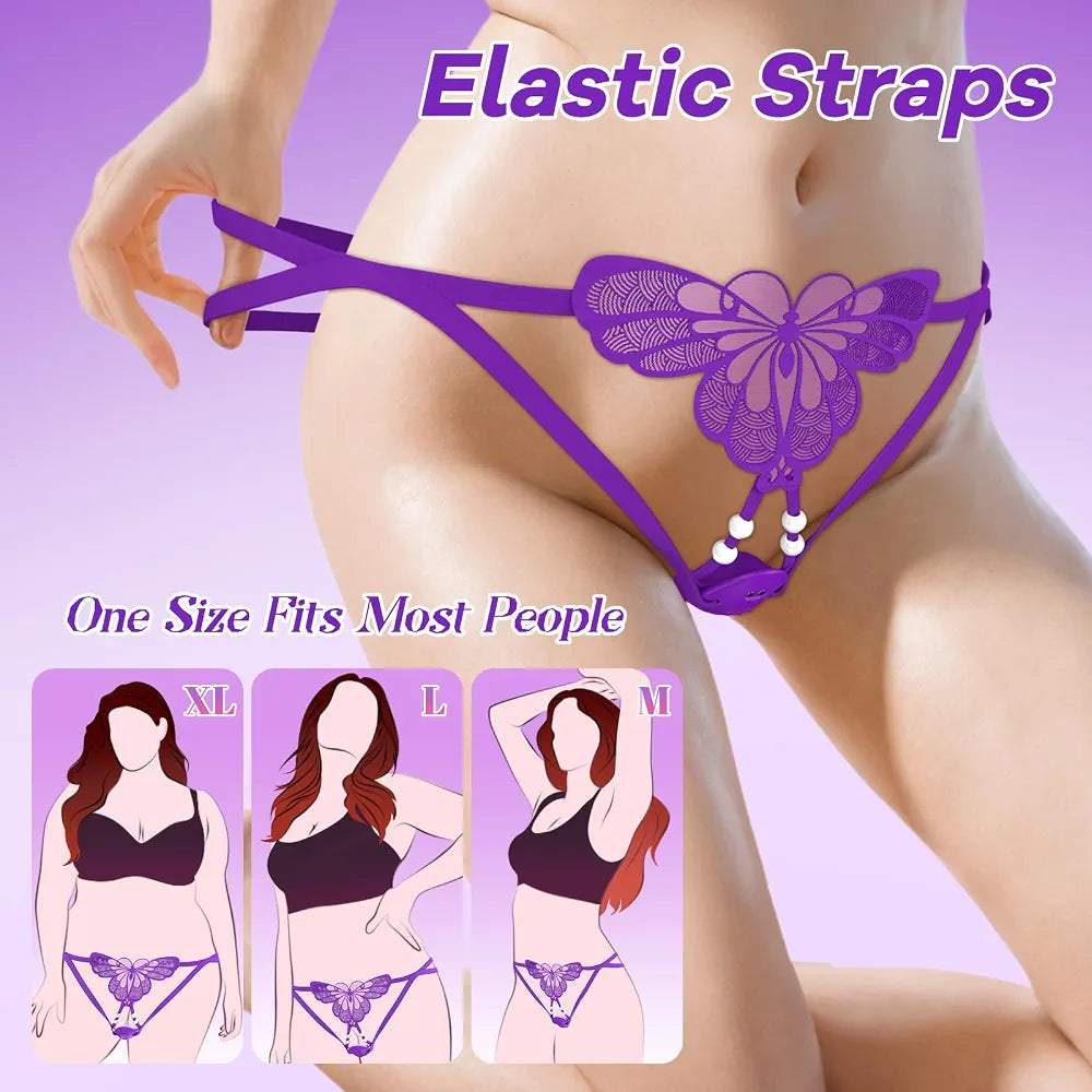 Premium App-Controlled Wearable Panty Vibrator with 9 Modes - Waterproof Rechargeable Clitoral Stimulator for Couples