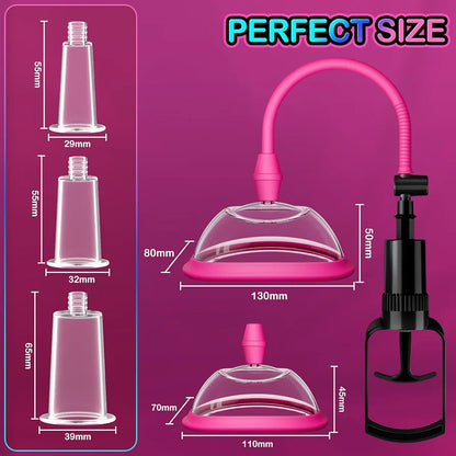 Premium Multi-Function Suction Stimulator Set with Discreet Storage Pouch