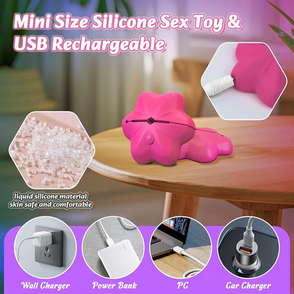 Remote-Controlled Vibrating Nipple Clamps with 10 Modes and Adjustable Tension