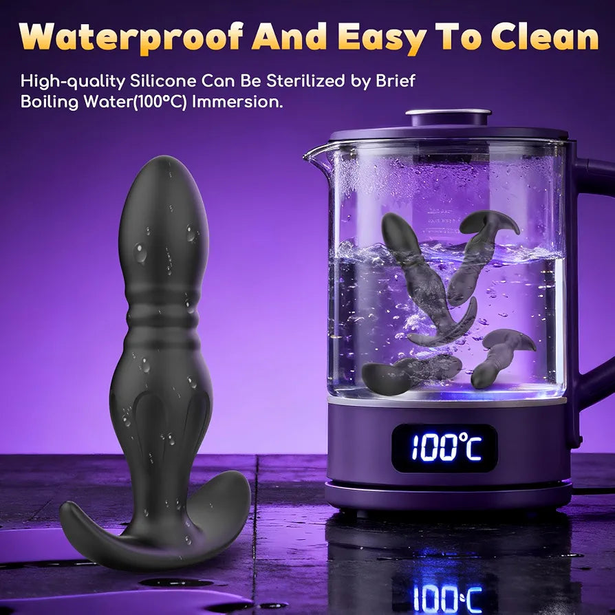 4-Piece Progressive Silicone Anal Plug Set for Beginners