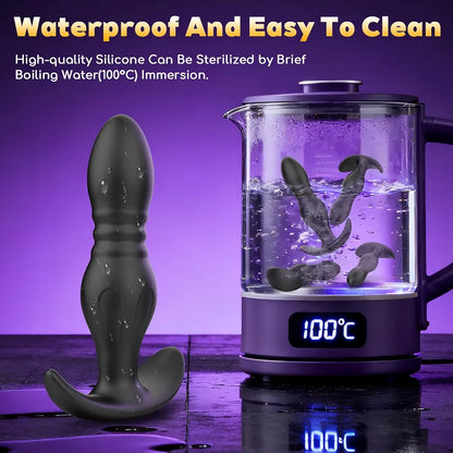 4-Piece Progressive Silicone Anal Plug Set for Beginners