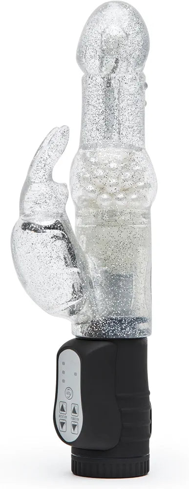 Jessica Rabbit Dual-Stimulation G-Spot and Clitoral Vibrator - Silver