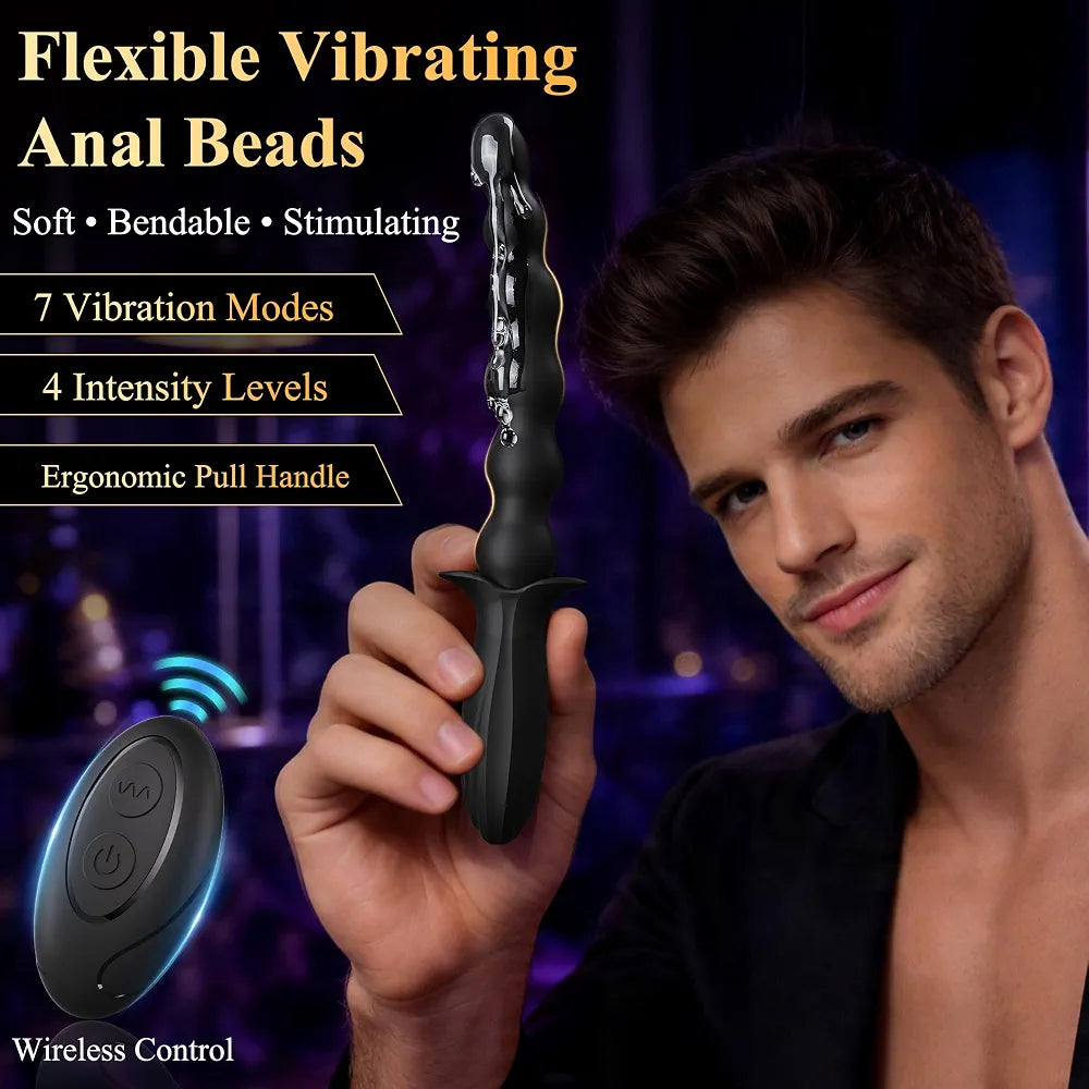 Premium 5-Piece Silicone Anal Training and Prostate Massage Set with Remote Control