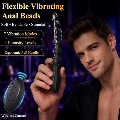 Premium 5-Piece Silicone Anal Training and Prostate Massage Set with Remote Control