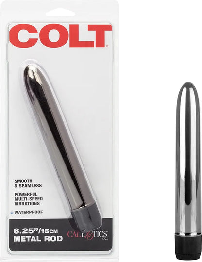 CalExotics COLT Premium Stainless Steel Vibrating Wand - 6.25 Inch