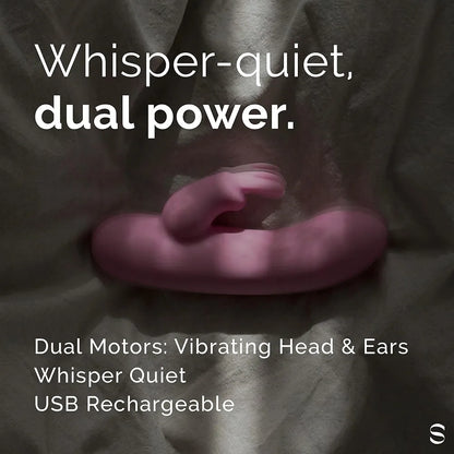 SEDUCTIFY Premium Silicone Dual-Stimulation Rabbit Vibrator with 10 Modes
