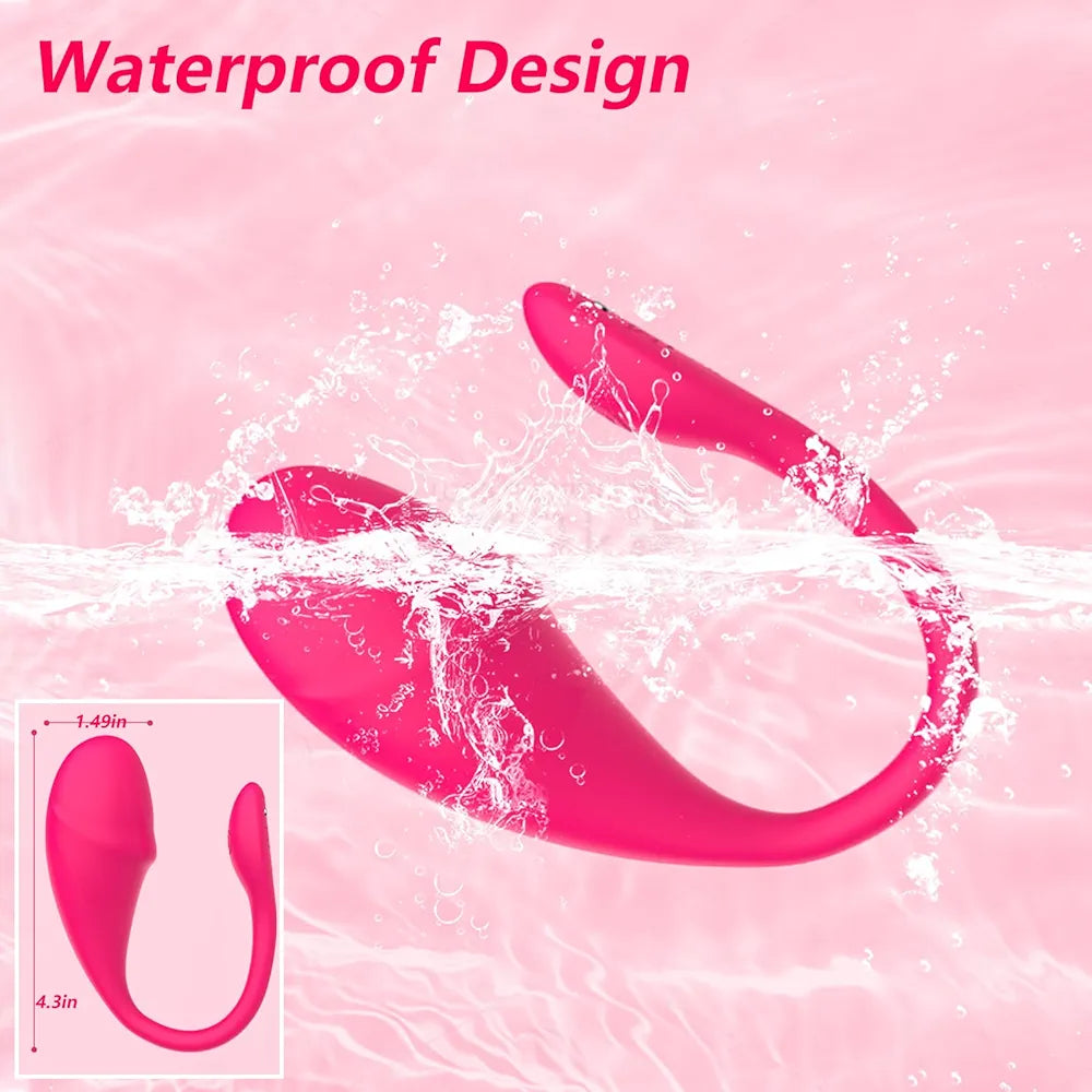 Discreet App-Controlled Wearable Panty Vibrator for Women