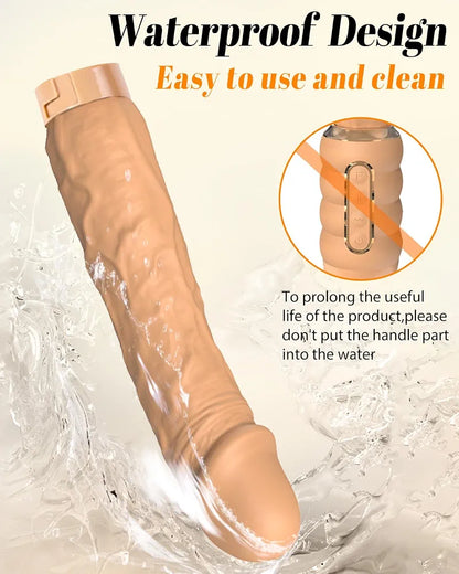 Advanced Thrusting Dildo Machine with 10 Vibration and 3 Thrusting Modes for Couples