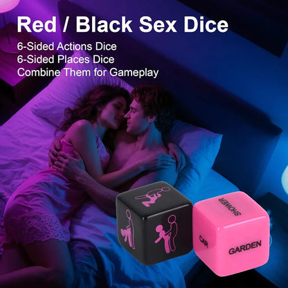 Romantic Couples Position Dice Game for Date Night