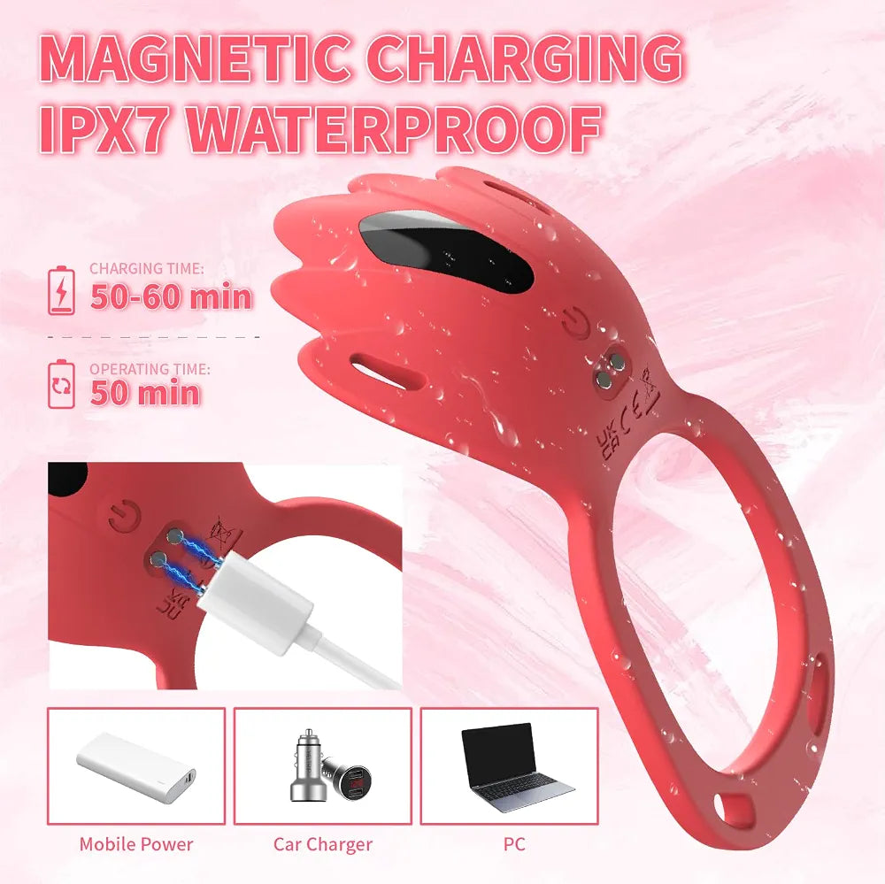 Remote-Controlled Wearable Panty Vibrator with App Connectivity and 9 Vibration Modes