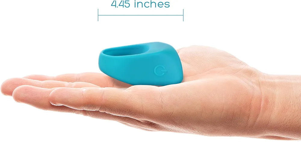 plusOne Rechargeable Silicone Vibrating Ring - 10 Vibration Modes, Waterproof Couples Massager