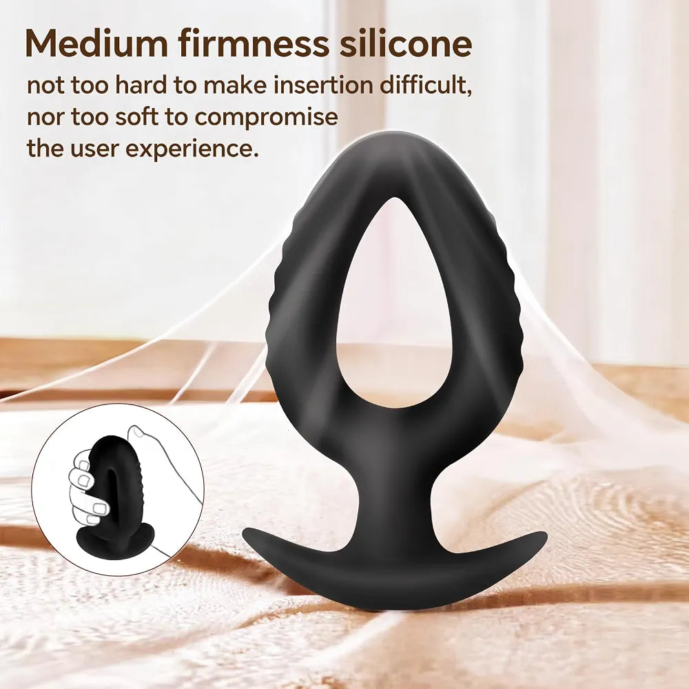 Silicone Anal Training Kit: 3-Piece Progressive Plug Set for Beginners and Advanced Users