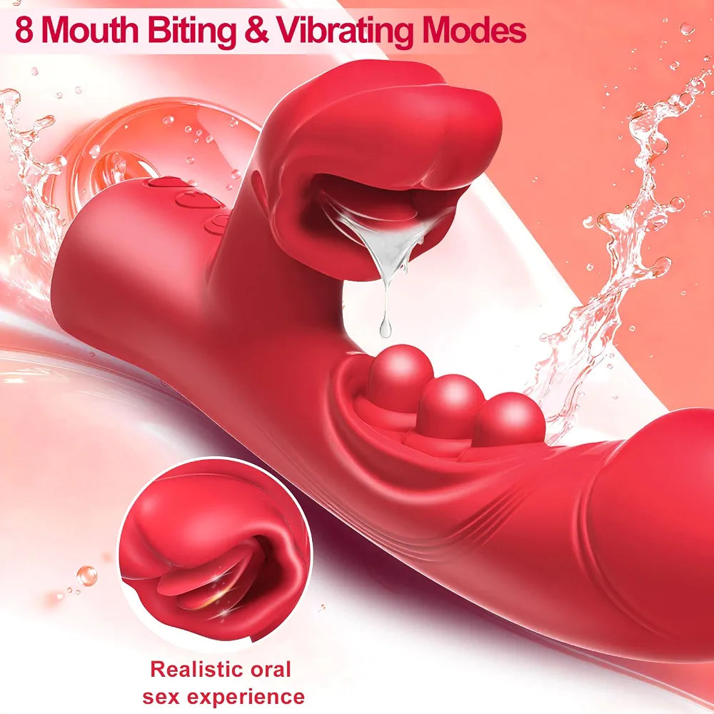Premium App-Controlled Rabbit G-Spot Wand Vibrator with Dual-Action Stimulation