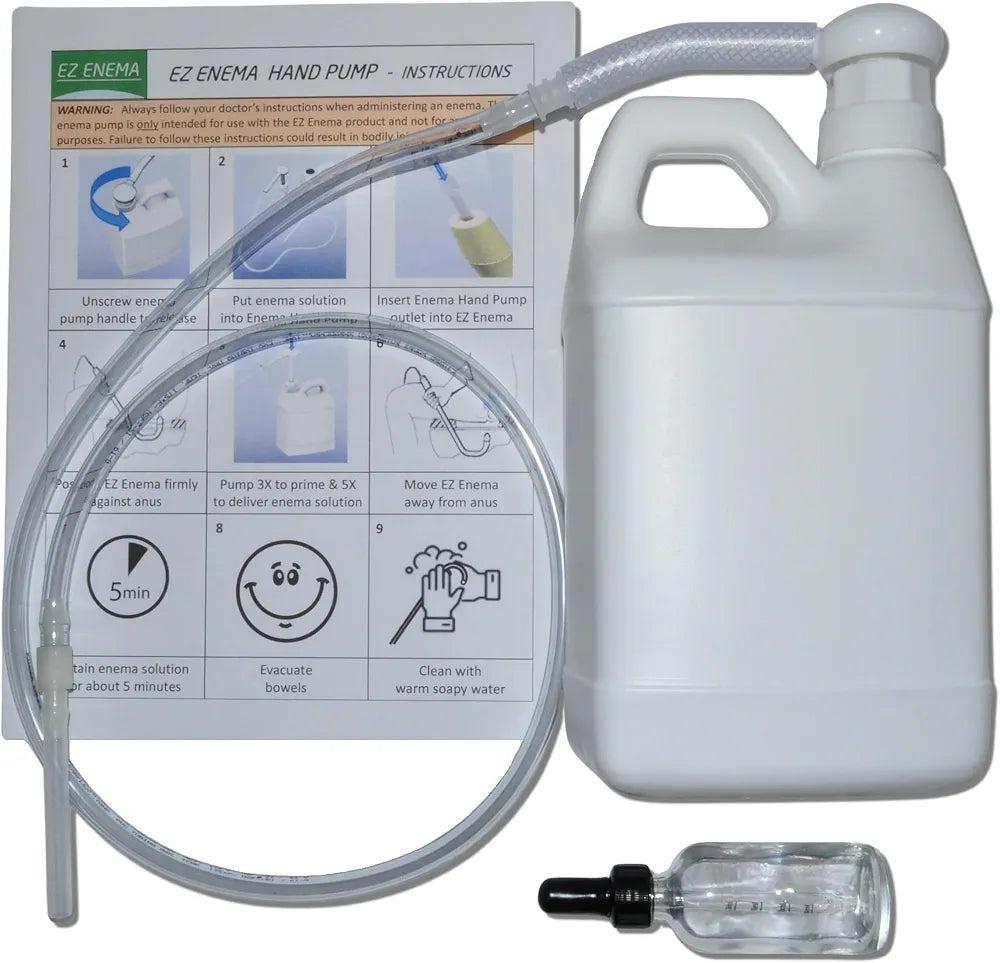 Arthritis-Friendly Hand Pump for EZ Enema Kits - Ergonomic Design for Limited Mobility