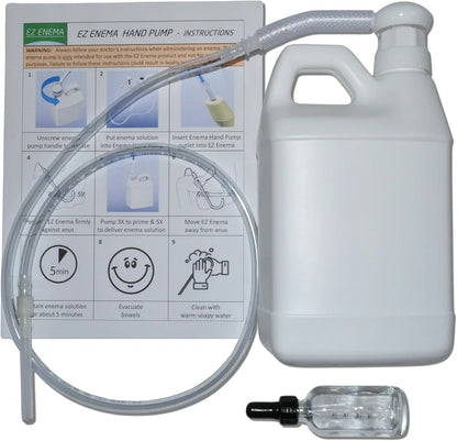 Arthritis-Friendly Hand Pump for EZ Enema Kits - Ergonomic Design for Limited Mobility