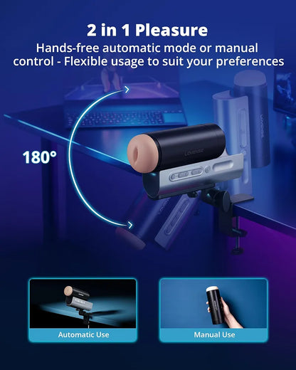 Lovense Solace Pro: Automatic App-Controlled Thrusting Male Masturbator with AI/VR Integration