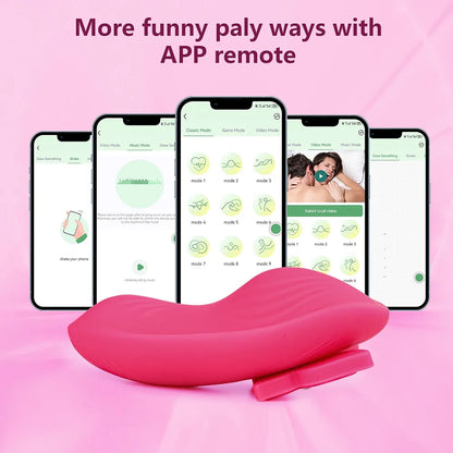 Butterfly Wearable App-Controlled Panty Vibrator - 9 Vibration Modes, Waterproof & Rechargeable