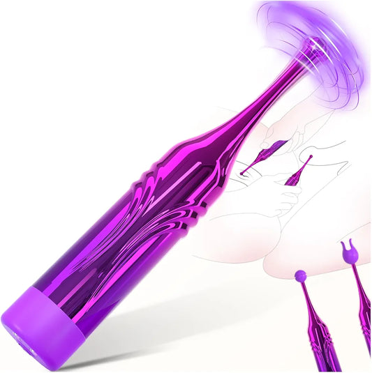 Premium High-Frequency Bullet Wand Vibrator for Targeted Clitoral and G-Spot Stimulation
