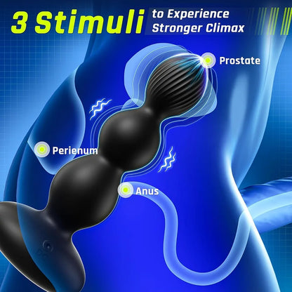 BEISAR App-Controlled Rotating Vibrating Prostate Massager and Anal Plug