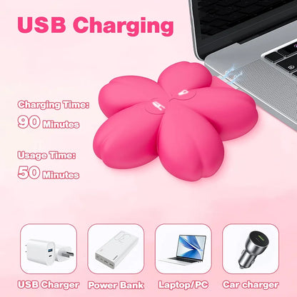 9-Mode Vibrating Nipple Clamps with Clitoral Stimulation for Couples