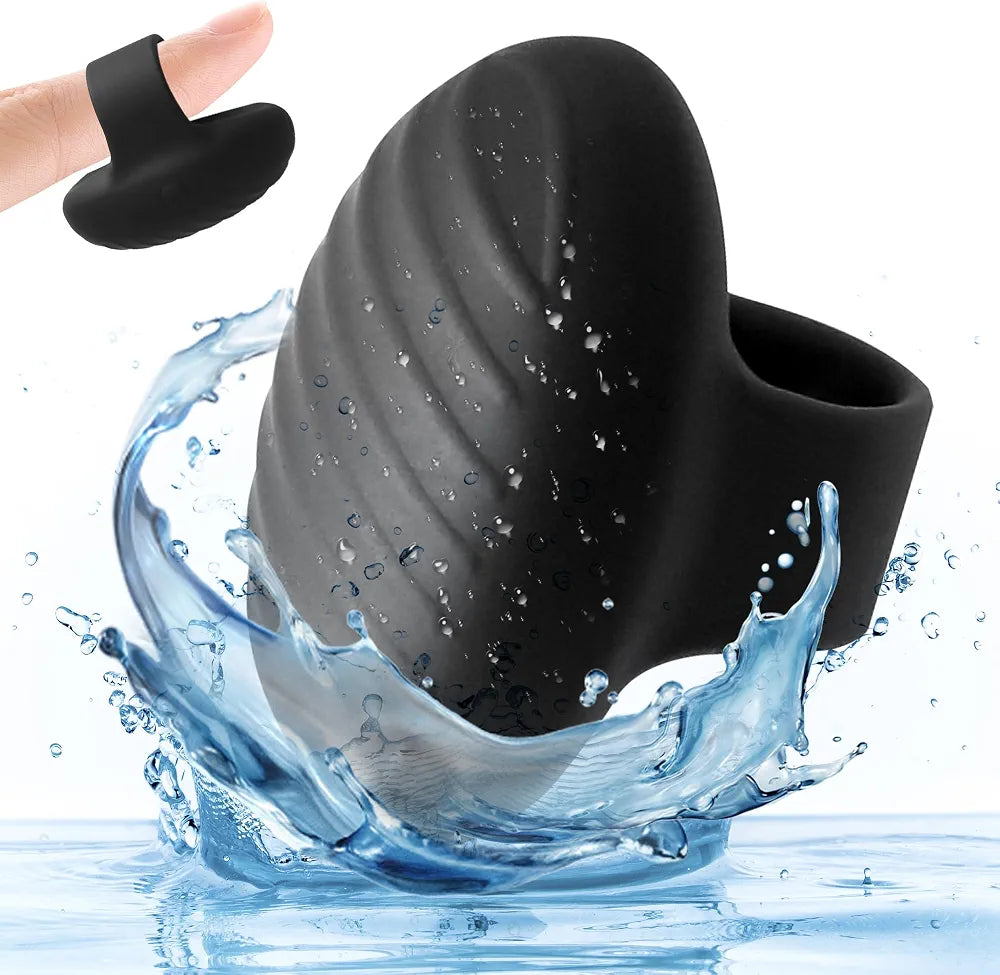 Rechargeable Silicone Mini Finger Vibrator for Facial Massage and Body Relaxation