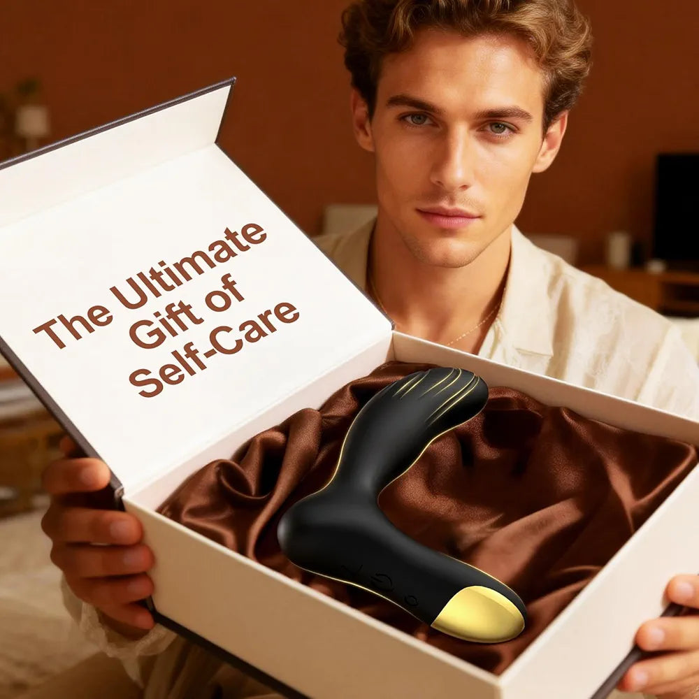 Premium Rechargeable Remote-Controlled Prostate Massager with 10 Vibration Modes