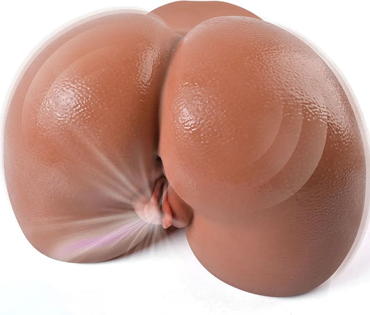 Realistic 12-Mode Sucking & 10-Mode Vibrating Automatic Male Masturbator with Dual Vagina and Anal Channels