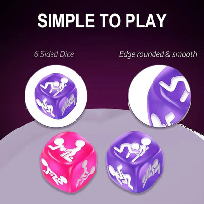 12-Sided Naughty Date Night Dice: Romantic Foreplay & Intimacy Game for Couples