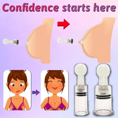 4-Piece Adjustable Clitoral and Nipple Suction Stimulator Set for Sensory Pleasure
