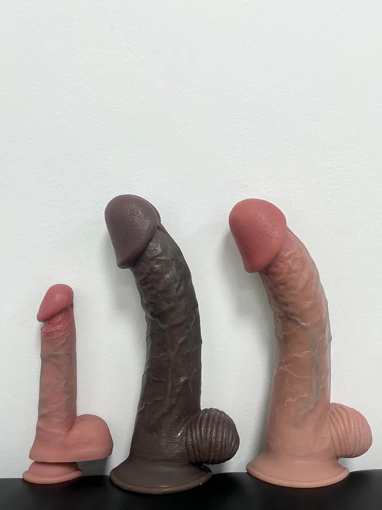 12.5" XXL Black Silicone Dildo with Suction Cup - 8" Girthy Dual-Density Horse Dildo for Anal and Vaginal Play