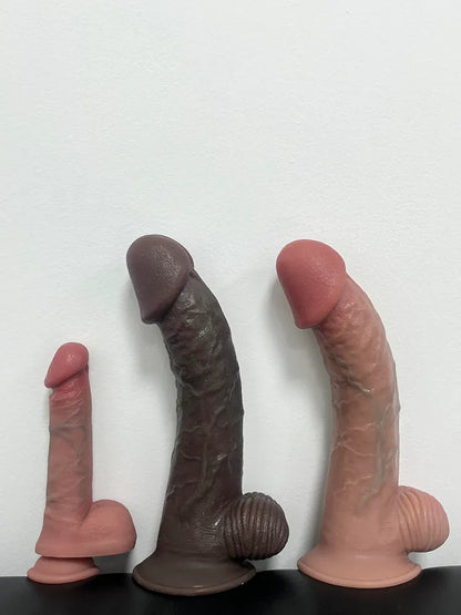 12.5" XXL Black Silicone Dildo with Suction Cup - 8" Girthy Dual-Density Horse Dildo for Anal and Vaginal Play