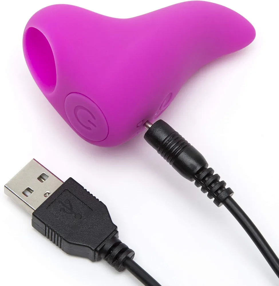 Ignite Rechargeable Silicone Finger Vibrator with 20 Modes and Travel Lock