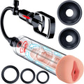 Penis Pump Sex Toys for Men - ACUMUM Manual Vacuum Penis Extender Male Sex Toys, Penis Pumps Penis Enlarger Adult Toys with Pocket Pussy, Penis Sleeve Cock Sexual Stimulation Device for Erection