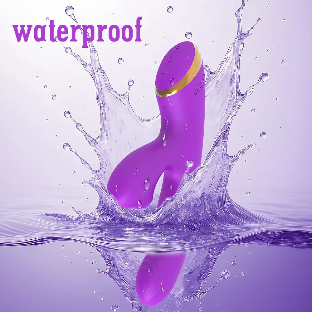 Advanced Rabbit G-Spot Vibrator with Suction, Rotation, and 7-Mode Stimulation for Couples
