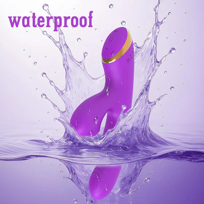 Advanced Rabbit G-Spot Vibrator with Suction, Rotation, and 7-Mode Stimulation for Couples
