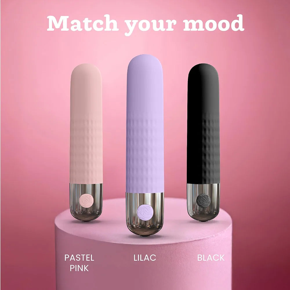 Oliver James Mini Bullet Vibrator - 10-Mode Waterproof Silicone Pocket Massager for Women