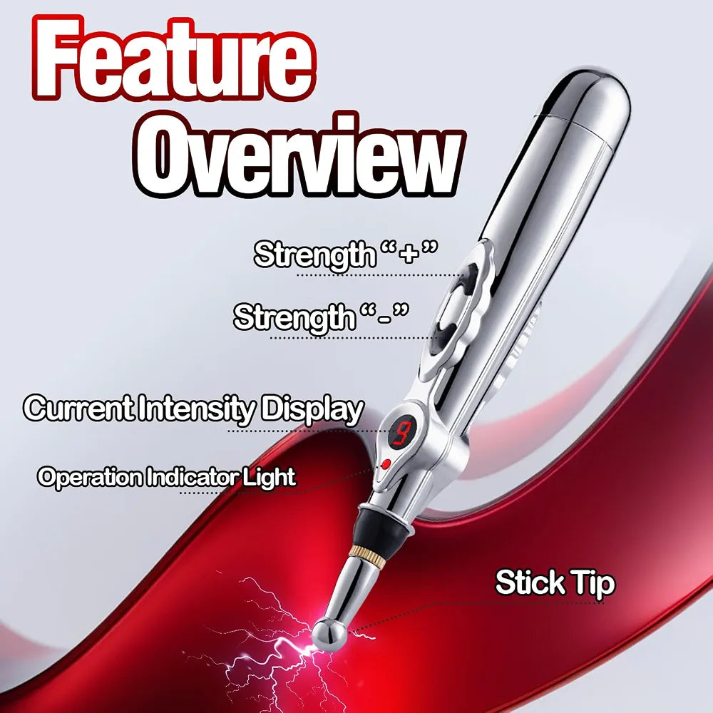 9-Level Adjustable Electric Stimulation Wand for Couples