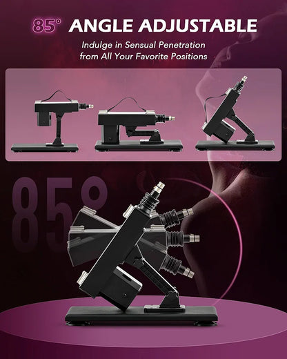 SENSUA Adjustable Automatic Thrusting Sex Machine with 6 Attachments and 3XLR Connector
